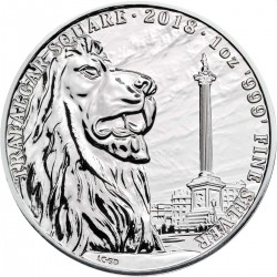 1 oz silver TRAFALGAR SQUARE 2018 - Landmarks of Britain