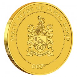 Perth Mint JAMES BOND 007 2020 1oz GOLD BULLION COIN $100 60 Years Family Crest BU