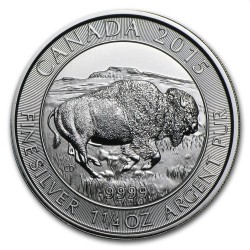  1 1/4 oz argent BISON 2016
