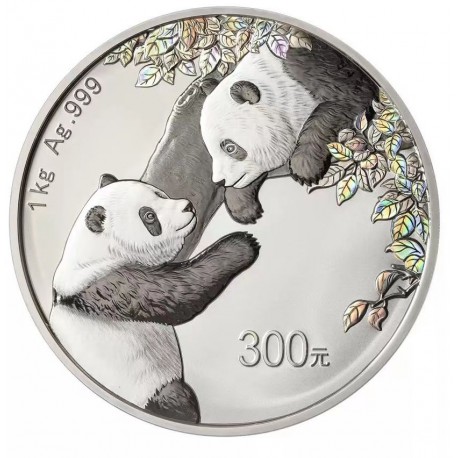 China 1 kilo silver PANDA 2022 Yuan 300 Proof 