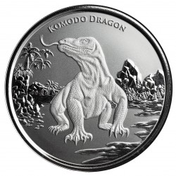 USA 1 oz silver KOMODO DRAGON 2022 BU $2