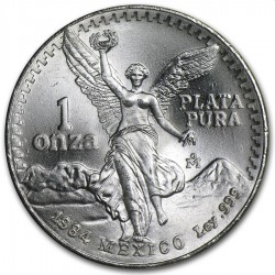 1 oz SILVER LIBERTAD 1984