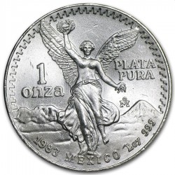 1 oz SILVER LIBERTAD 1983 