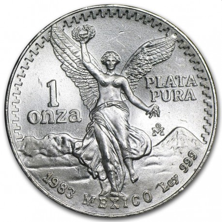 1 oz SILVER LIBERTAD 1983