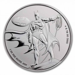 Justice League 1 oz silver AQUAMAN 2022 BU $2