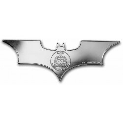 1 oz silver BATARANG shaped coin 2022 $5 BU 