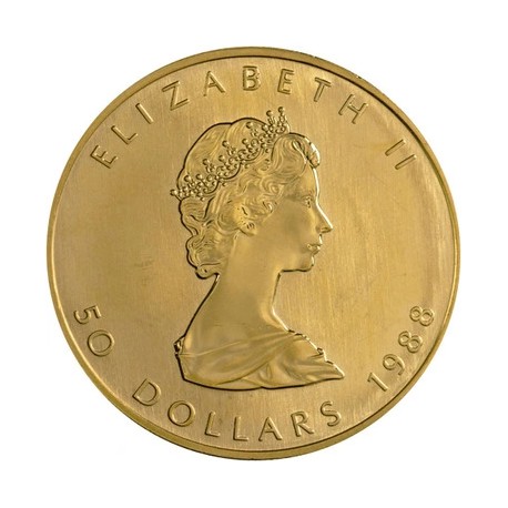 Canada 1 oz gold 40th Anniversary Maple Leaf 2019