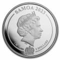 Samoa 1 oz silver BUGS BUNNY 2022 $5 BU 
