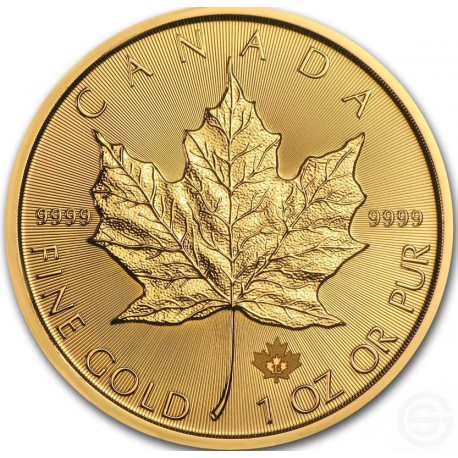 Gold Maple Leaf 1 oz 2023 $50 BU