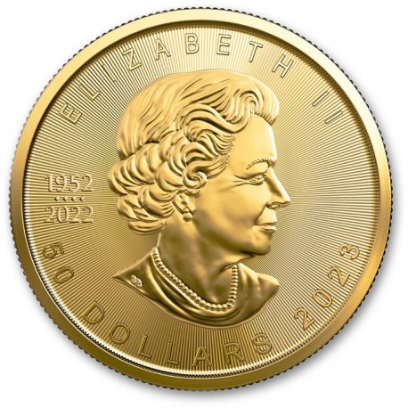 Gold Maple Leaf 1 oz 2022 $50 BU