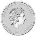 1/2 oz SILVER LUNAR ROOSTER 2017