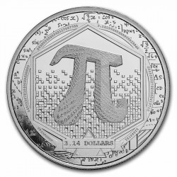 Soloman Island 1 oz silver number PI 2023 $3.14 bu