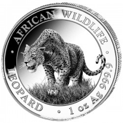 1 oz silver SOMALIA LEOPARD 2022 - 100 shillings
