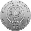 1 oz SILVER RWANDA NAUTICAL SEDOV 2021 Amafranga 50