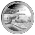 1 oz silver Prehistoric Life LIOPLEURODON 2022 bu