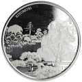 1 oz silver Fiji SAMURAI ARCHIVES 2018 BU $1