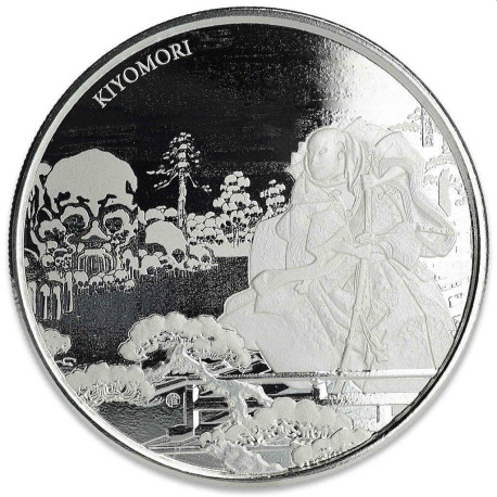 1 oz silver Fiji SAMURAI ARCHIVES 2018 BU $1