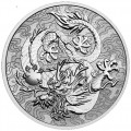 PM 1 oz silver SINGLE DRAGON 2021 $1 CHINESE MYTHS & LEGENDS