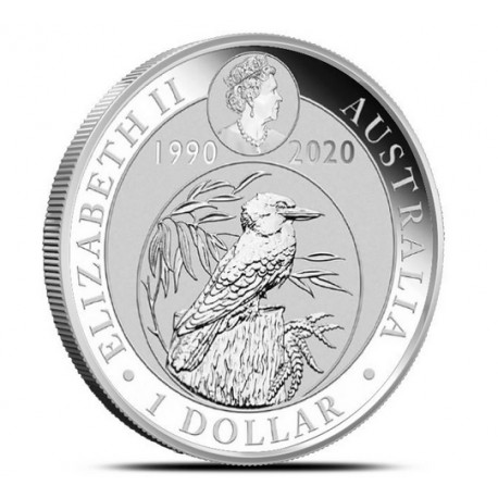 PM 1 oz silver KOOKABURRA 2020 $1 Australia 