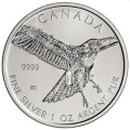 1 oz SILVER RED-TAILED HAWK 2015 $5