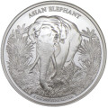 CAMBODIA 3000 RIELS 1 oz silver ELEPHANT 2023 bu 3 000 Riels Asia Big Five Series