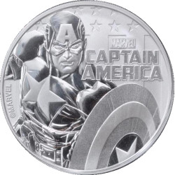 Perth Mint 1 oz silver 2019 MARVEL CAPTAIN AMERICA $1 