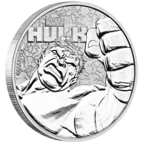 Perth Mint 1 oz silver 2019 MARVEL HULK $1 