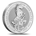 UK 10 oz silver Queen's Beast 2021 WHITE HORSE £10