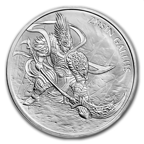 1 oz silver Sin Gallus 2017 South Korea