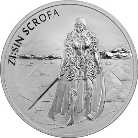 1 oz silver ZI:SIN SCROFA 2019 South Korea