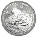 2 oz silver LUNAR TIGER 2010