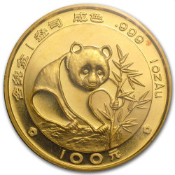 1 oz gold PANDA 1988 bu Yuan 100 