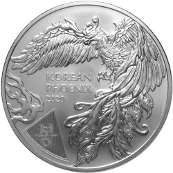 1 oz silver KOMSCO PHOENIX 2020 bu