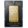 100 GRAM GOLD BAR - NEW + CERTIFICATE & SERIAL NUMBER