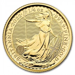 1/4 oz GOLD BRITANNIA 2021 £25