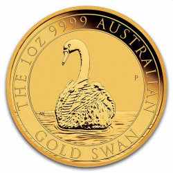 PM 1 oz GOLD SWAN 2022 $100 bu