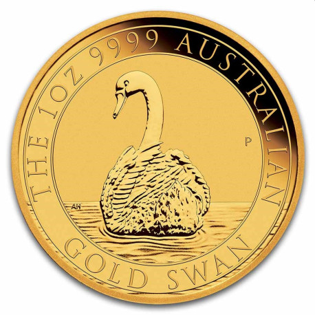 PM 1 oz GOLD SWAN 2022 $100 bu