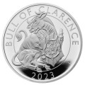 UK 1 oz silver 2023 £2 THE BRITANNIA CHARLES III PROOF Box + Coa