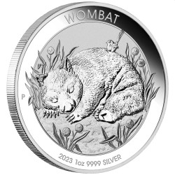 PM 1 oz silver WOMBAT 2023 $1