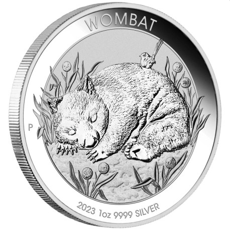 PM 1 oz silver WOMBAT 2021 $1