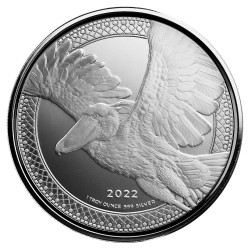  1 oz silver SHOEBILL STORK 2022 bu 1000 CFA