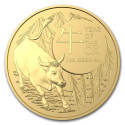 RAM 1 oz GOLD Lunar OX 2021 $100 Australia