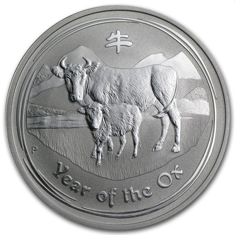 1 oz silver Lunar OX 2009