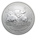 2 oz silver LUNAR MOUSE 2008