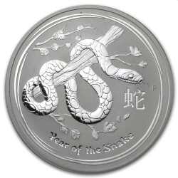 PM 1 oz silver SNAKE 2013 $1 bu