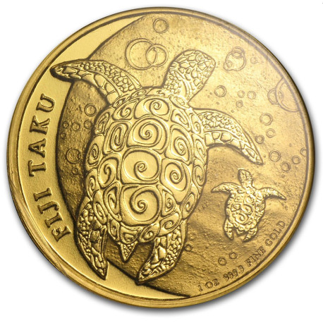 1 oz GOLD NIUE TURTLE 2021