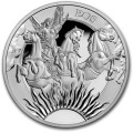 St. Helena 1 oz silver HERA & The PEACOCK 2022 £1 BU