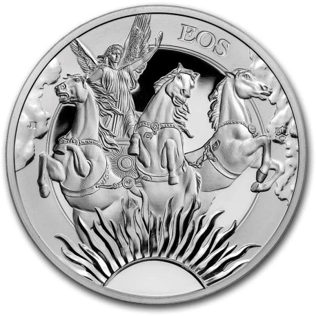 St. Helena 1 oz silver HERA & The PEACOCK 2022 £1 BU