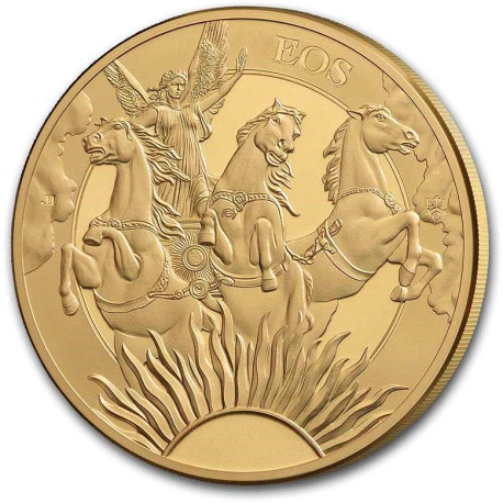St. Helena 1 oz GOLD HERA & The PEACOCK 2022 £5 BU