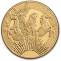 St. Helena 1 oz GOLD HERA & The PEACOCK 2022 £5 BU